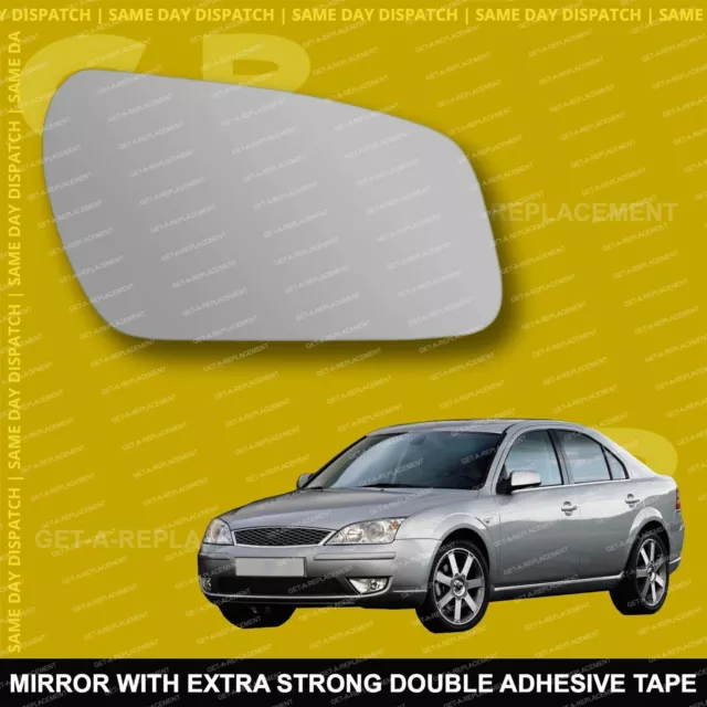 For Ford Mondeo wing mirror glass 03-07 Right Driver side Spherical