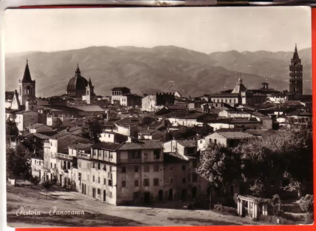 Cartolina  Pistoia Citta'   B/N  Viaggiata  1955 Panorama   Regalo