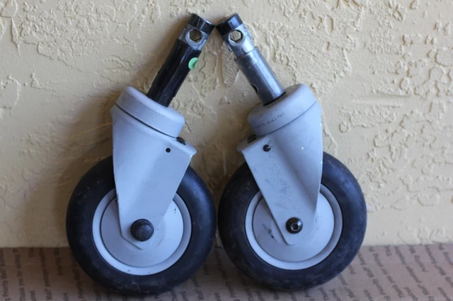 PAIR Cast Wheels Casters Heavy Duty  Wheels 30709xb/37 97/55939- AMD 1530