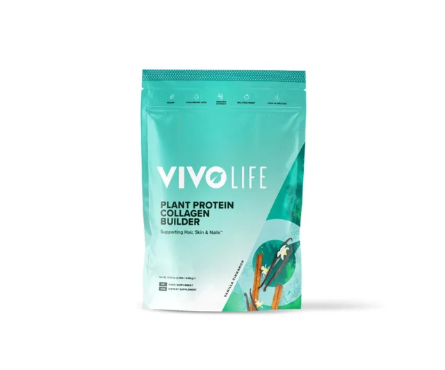 Vivo Life Planta Proteína Colágeno Constructor Vainilla Canela 900g