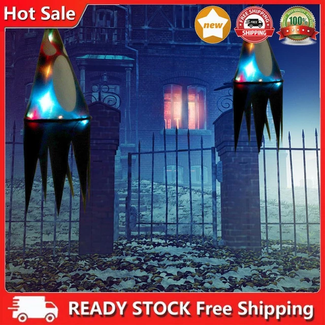 Halloween LED Ghost Lights Weird Atmosphere Props for Garden Home Background