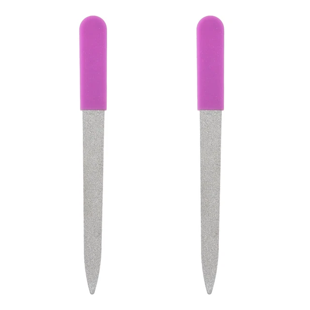 2 Pcs Lime Per Unghie Acciaio Strumenti Per Manicure Chiodo Bambino
