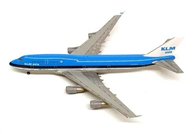 Herpa 1/400 Maßstab 560368 - Boeing 747-400 Flugzeug KLM Asia PH-BFH 3