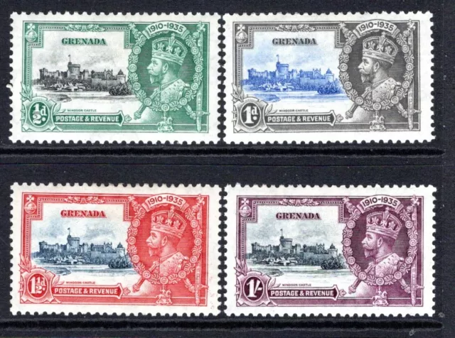 Grenada KGV 1935 Silver Jubilee Set SG145-148 M/Mint