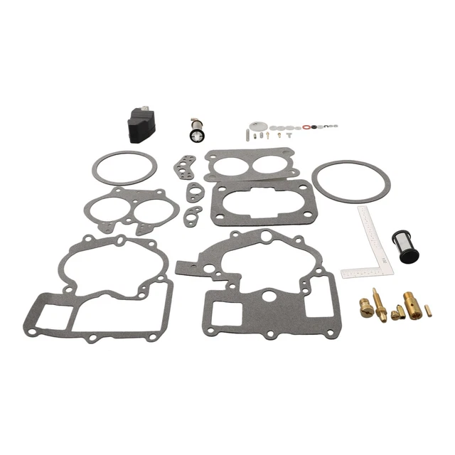 Kit De Réparation De Carburateur Mercruiser – 37 Pièces – Compatible 3.0L 4.3L 5.0L 5.7L – Remplacement OE Pour Bateau