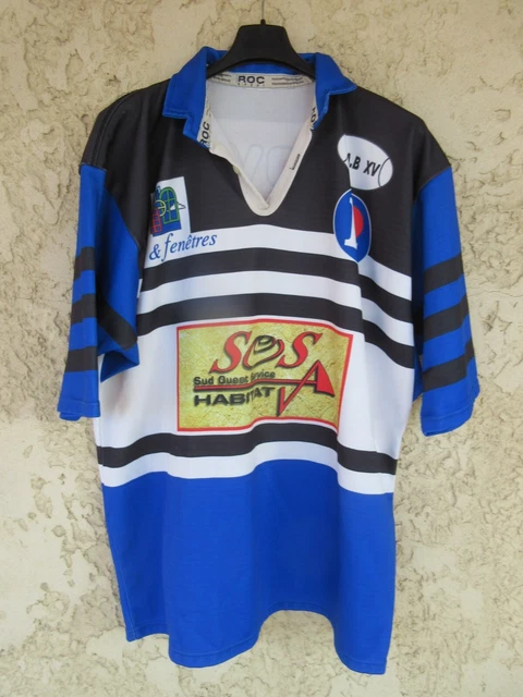 Maillot Vintage Rugby Club Paris XV - Taille XXL - Noir - Collection