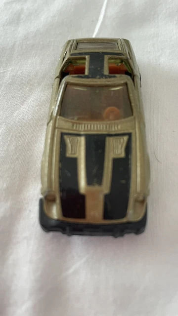 Vintage Datsun Nissan 280ZX Gold/Black T-Top with Opening Doors 1:64 Die Cast