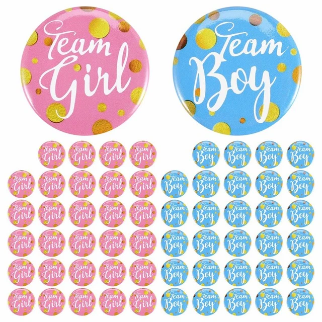 Pin de Pantalla de GéNero de 60 Piezas Pin de BotóN de NiñO y Equipo Pin de I3F4