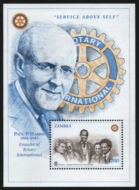 Sambia 1997 - Mi-Nr. Block 28 ** - MNH - Rotary
