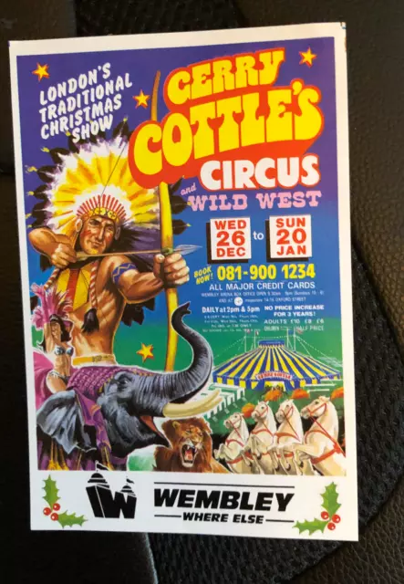 Wild West Show. Gerry Cottle. Circus Flyer.