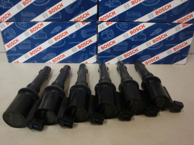 6 X GENUINE BOSCH IGNITION COILS FORD TERRITORY SY SX 6c 4.0L INC TURBO