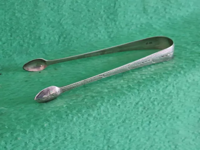 Late 18th Century Sterling Silver Sugar Tongs by George Wintle