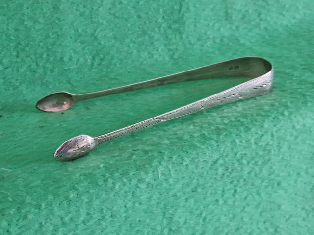 Late 18th Century Sterling Silver Sugar Tongs by George Wintle