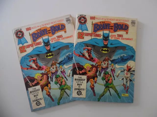 Dc Blue Ribbon Digest #26, The Brave And The Bold, Batman -  Lot Of 2