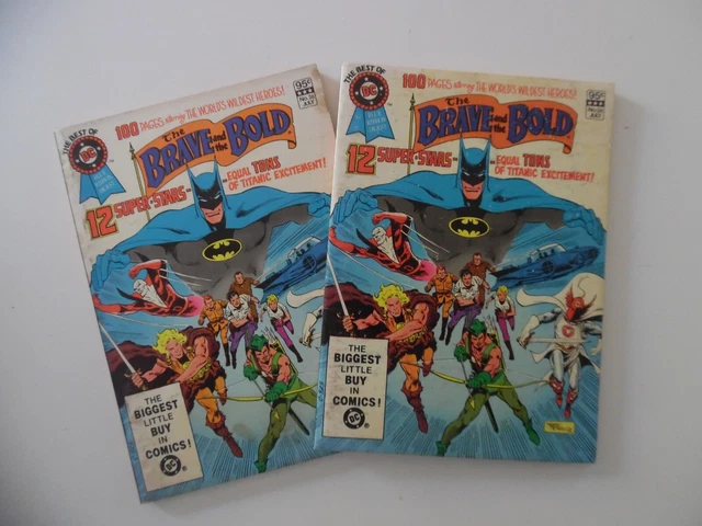 Dc Blue Ribbon Digest #26, The Brave And The Bold, Batman -  Lot Of 2