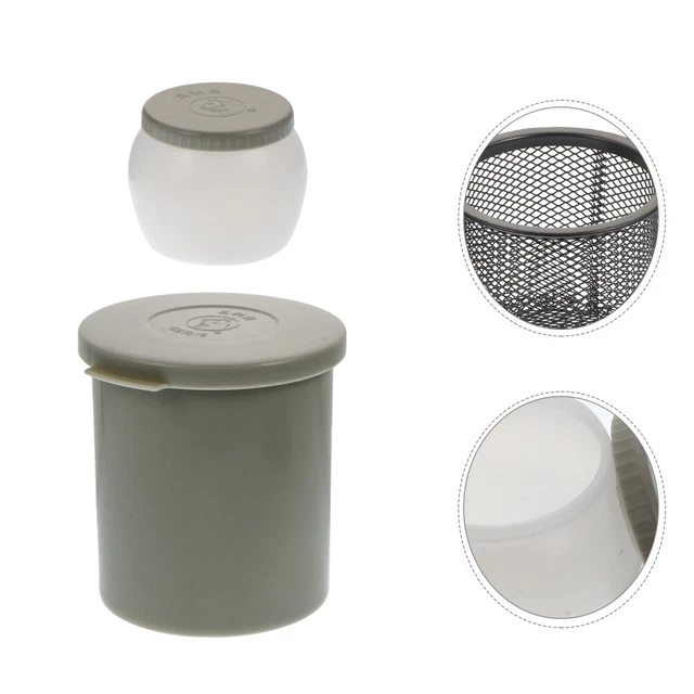 Cubo de lápiz lavador de cepillo de aceite de acero inoxidable cepillo artificial tanque de limpieza