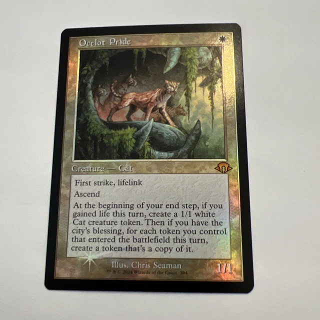 CADRE RÉTRO OCELOT Pride 394 horizons modernes 3 MH3 MTG mythique non