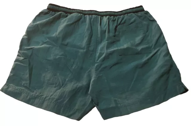 Vintage Givenchy Activewear Mens Swim Trunk Shorts Forest Green Mesh Lined SZ XL