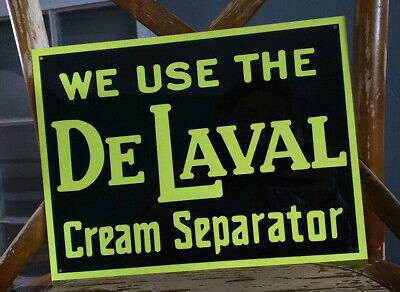 The De Laval Cream Separator Metal Sign 9X12 Advertising 50015