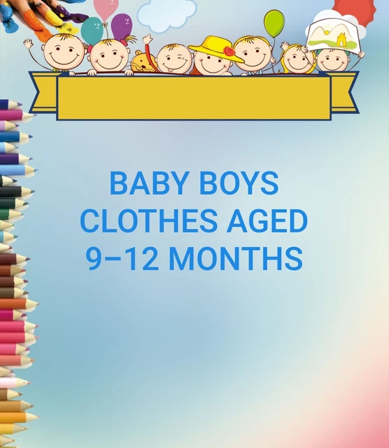 Baby Boys Clothes 9-12 Months Make Your Own Bundle Jeans Tops Sweaters Jackets