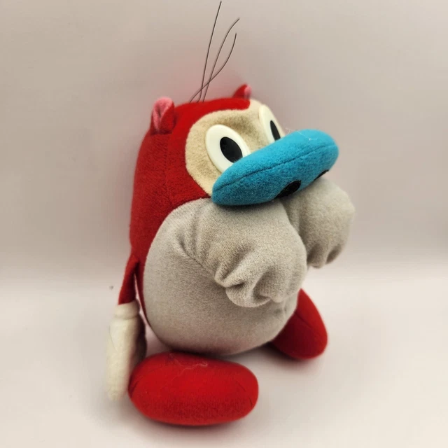 Dakin レン＆スティンピー レンホーク ぬいぐるみ人形 1992 紙タグ付 REN & STIMPY Show Stimpy Vintage 1992 15cm Plush Nickelodeon