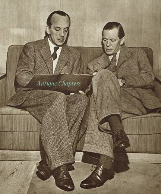 Cyril Mills Bernard Mills Bertram Mills Circus 1950 Photo Article E920