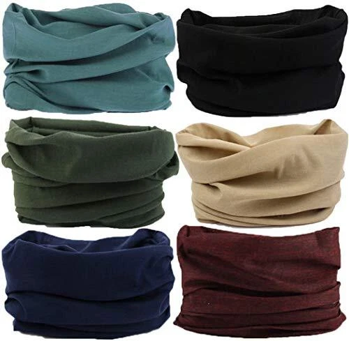 Men/Women Magic Face Scarf Mask Snood Neck Tube Wrap Shawl Buff headwear ~n