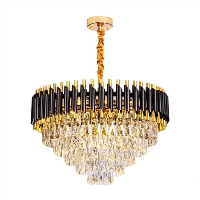 Lustre En Cristal Moderne – Diamètre 55 Cm – Neuf – Pour Salon Ou Salle à Manger