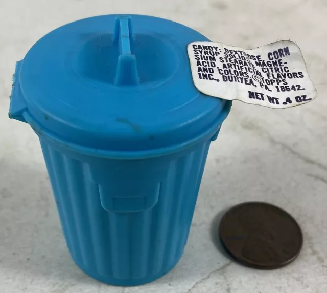 Vintage 1970's Kids Junk Drawer Garbage Pail Candy
