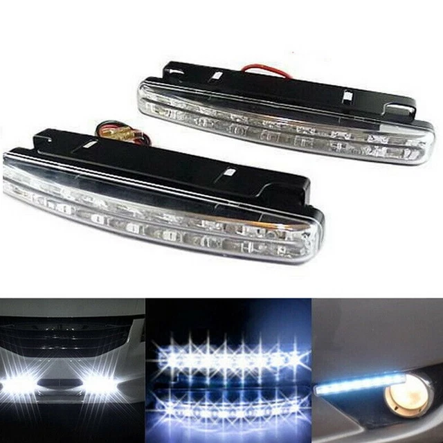 Lighting Car LED Lights Daytime Low Power Running Waterproof Fog/White