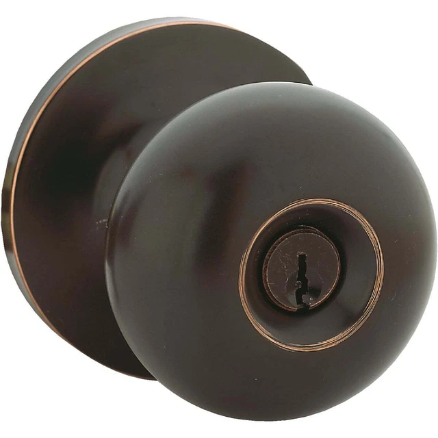 Steel Pro Oil Rubbed Bronze Entry Door Knob TFX700B Pack of 6 Steel Pro