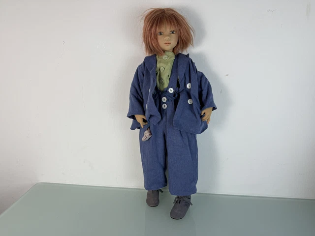 Poupée D'artiste Annette Himstedt "Charly", 57 Cm, Excellent état, Rare