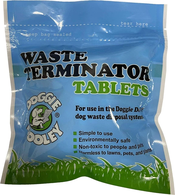 Doggie Dooley 36 Waste Tablets, White