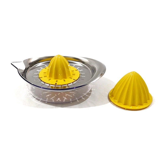 IKEA SPRITTA CITRUS Squeezer Transparent/Yellow Stainless Steel Lemon