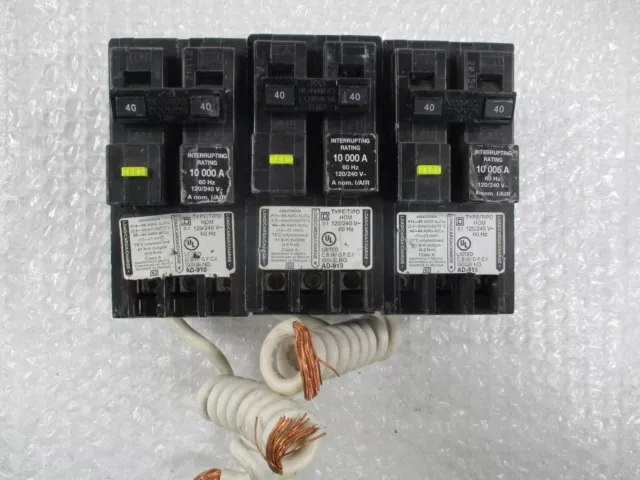 Lot Of 3 New Square D Hom240Gfi Breakers
