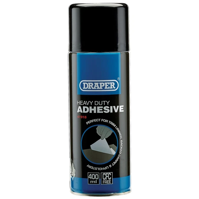 Adhesivo en aerosol Draper de alta resistencia, 400 ml 41918