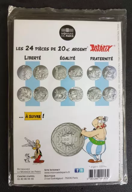 France - Francia - Monnaie De Paris 10 Euro Asterix Et La Fraternite - 2015. 2