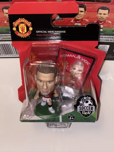 SoccerStarz Nemanja Vidic Manchester United Figurine