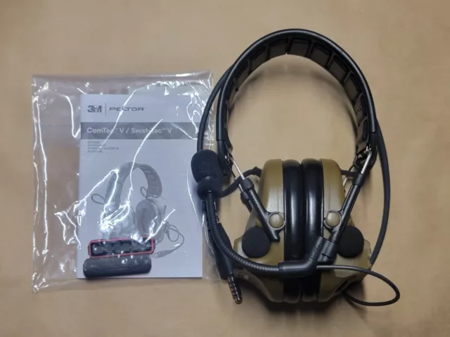 PELTOR 3M PELTOR ComTac V Neckband Headset, Single Lead
