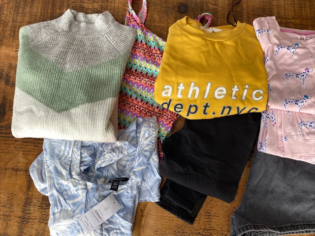 Pacchetto vestiti per bambina età 11-12 nuovo look, Primark, H&M, M&S 8 pezzi 2