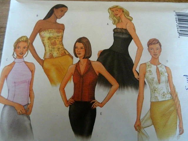 Butterick Patterns B4669 Patrons de Corset Blanc Taille EE 42 à 48