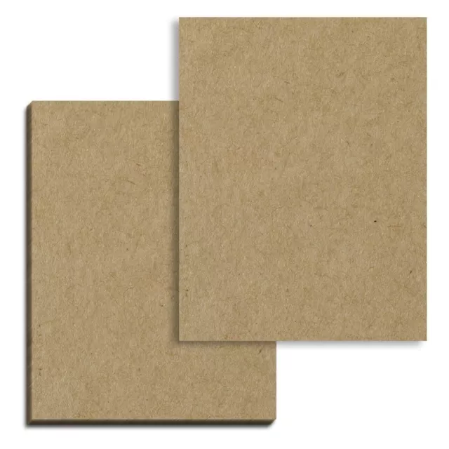 8.5x11 Chipboard 22 pt 100 Pcs Kraft Cardboard Craft Scrapbook Sheets 400 gsm
