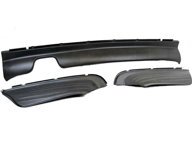 3-Teilige Heckschürze Riffelbleche für hintere Mercedes R107 Stoßstange