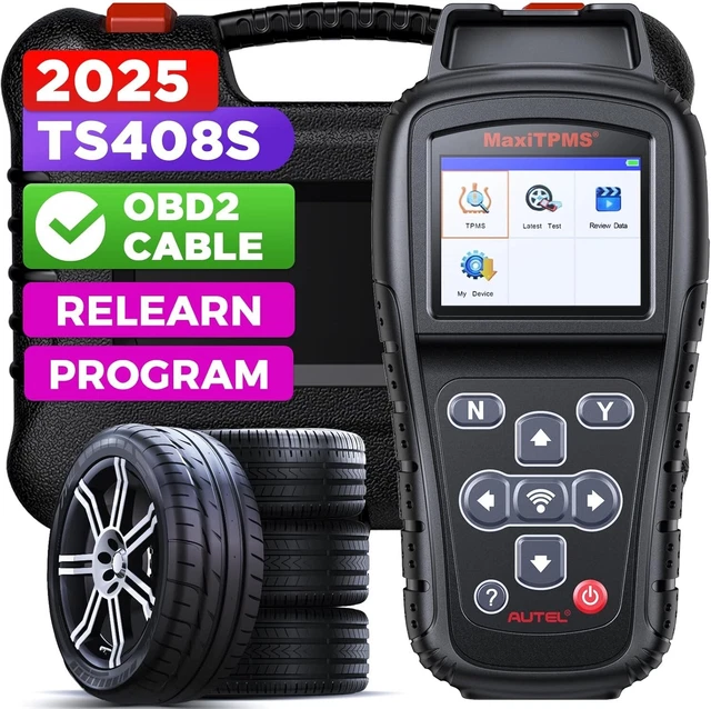 MAXITPMS S 2025: Compact and Portable TPMS Programming Scanner for ...