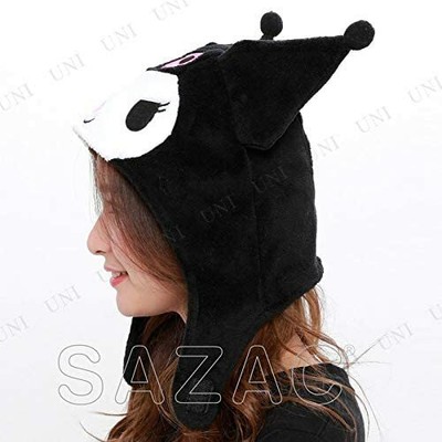 Sanrio Kuromi Cosplay Costume Cap Hat Black SAZAC One Size Free Polyester Unisex