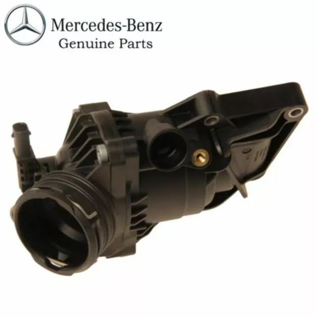 Genuine Mercedes Engine Coolant Thermostat Housing Assembly OEM 2762000515