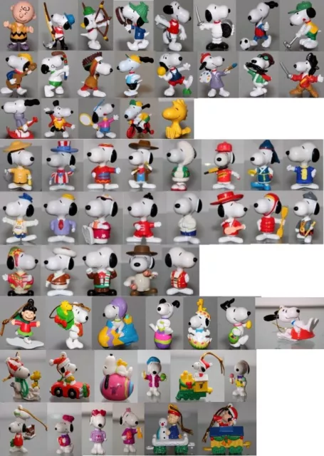 +Snoopy/Peanuts Schleich, Whitman's, Mc Donald's Pvc + Kunststoff-Figur-Auswahl: