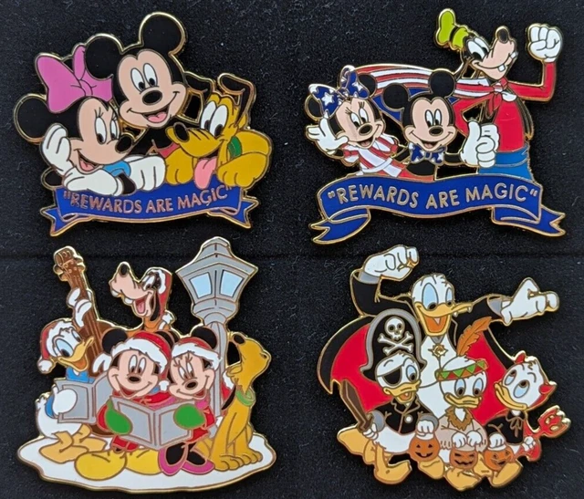 DISNEY REWARDS VISA Cardmember Exclusive Pin Lot 2004 Limited Edition