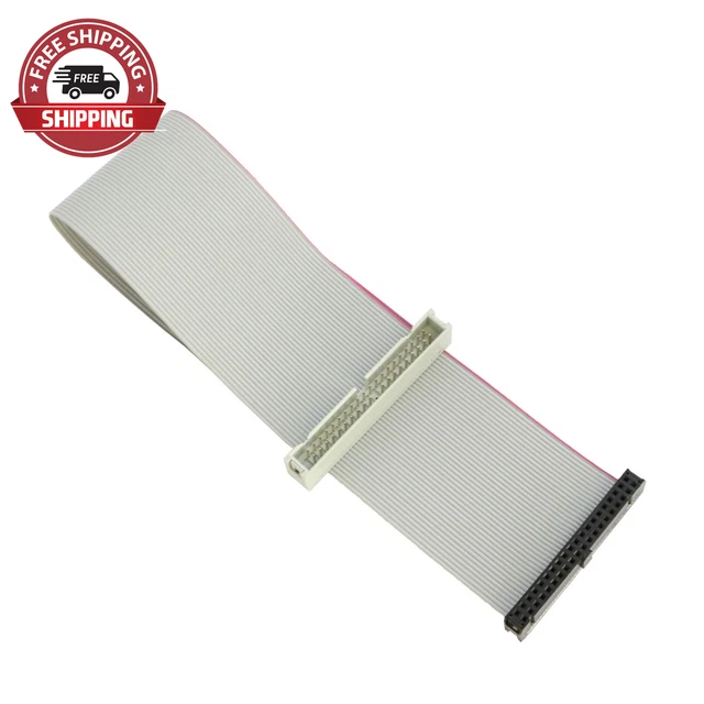 ZRM&E 30Cm IDE Female to Male Hard Disk Cable 40 Pins IDE Extension Flexible Fla