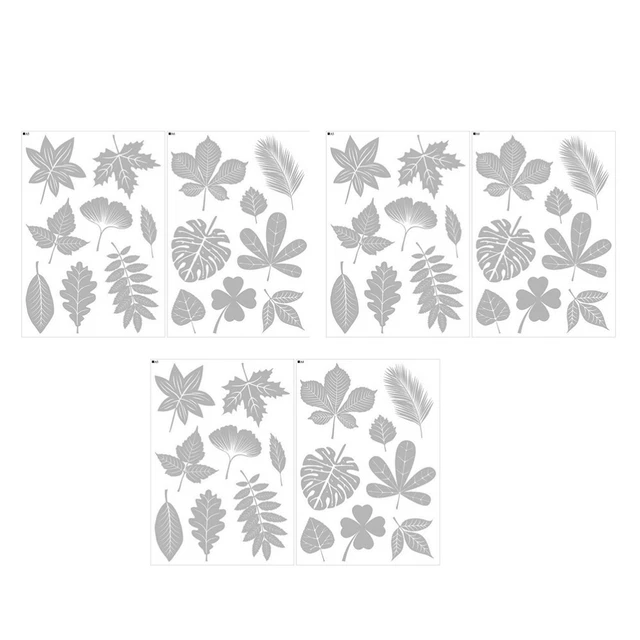 3 Set/48pz Decorazioni - Adesivi Appendiabiti Pellicola Elettrostatica